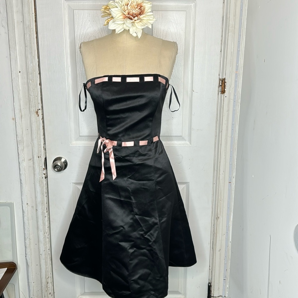 Jessica McClintock for Gunne Sax Short Black Dress